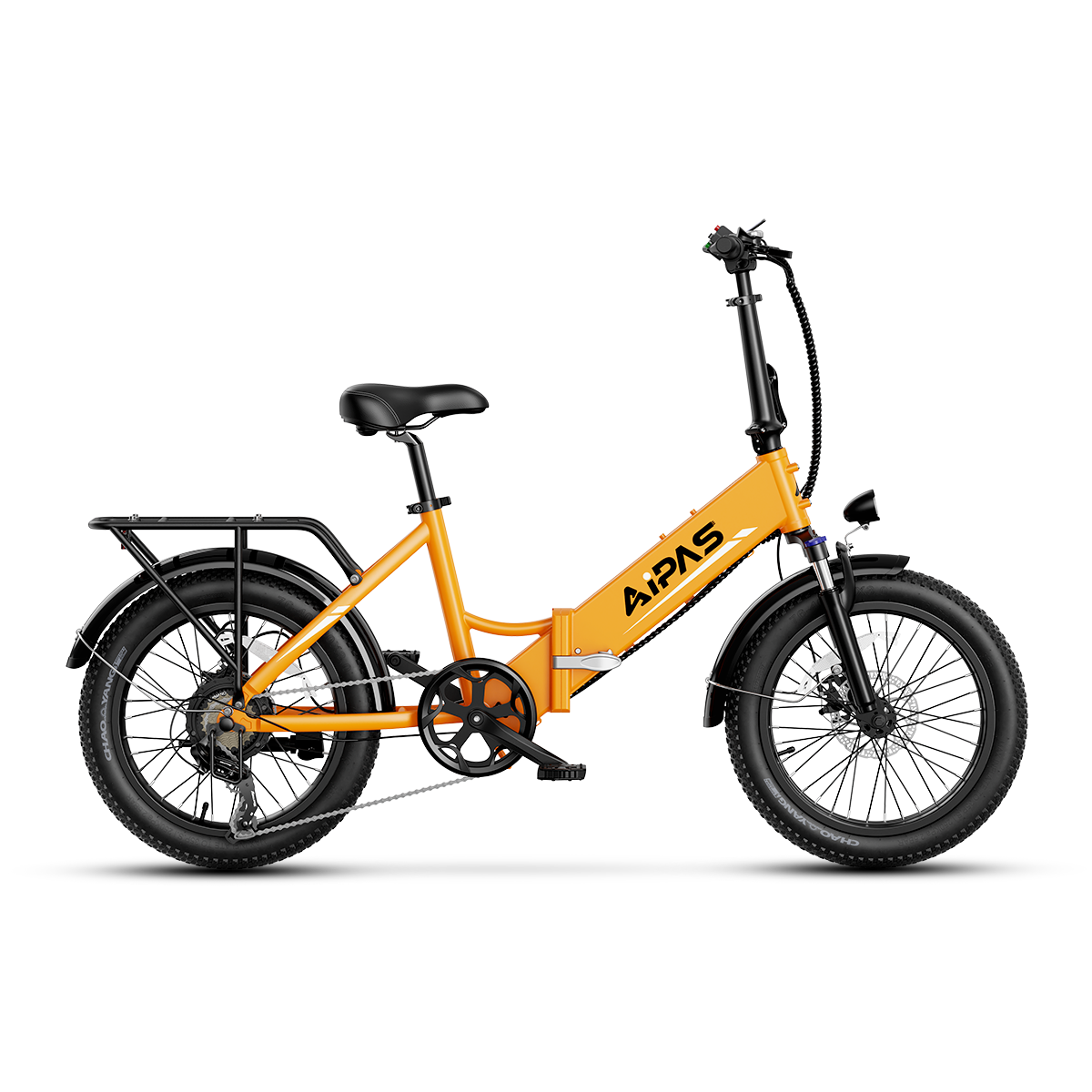 Aipas-A2foldingebike-Orange-right side