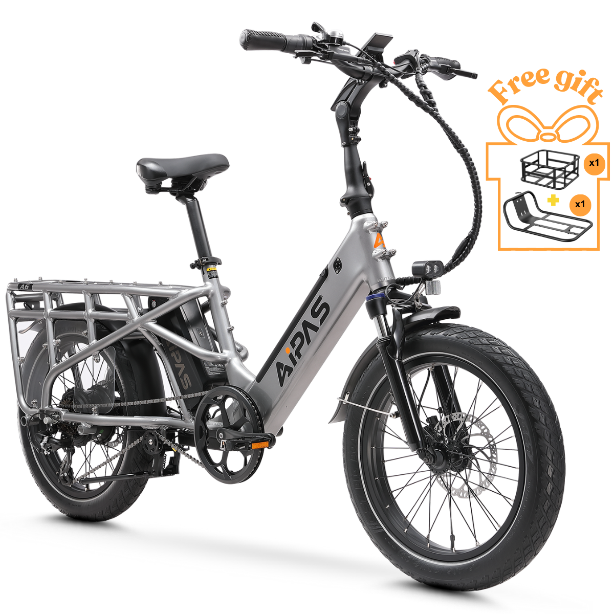 Aipas®A6 D VoltCargo Ebike