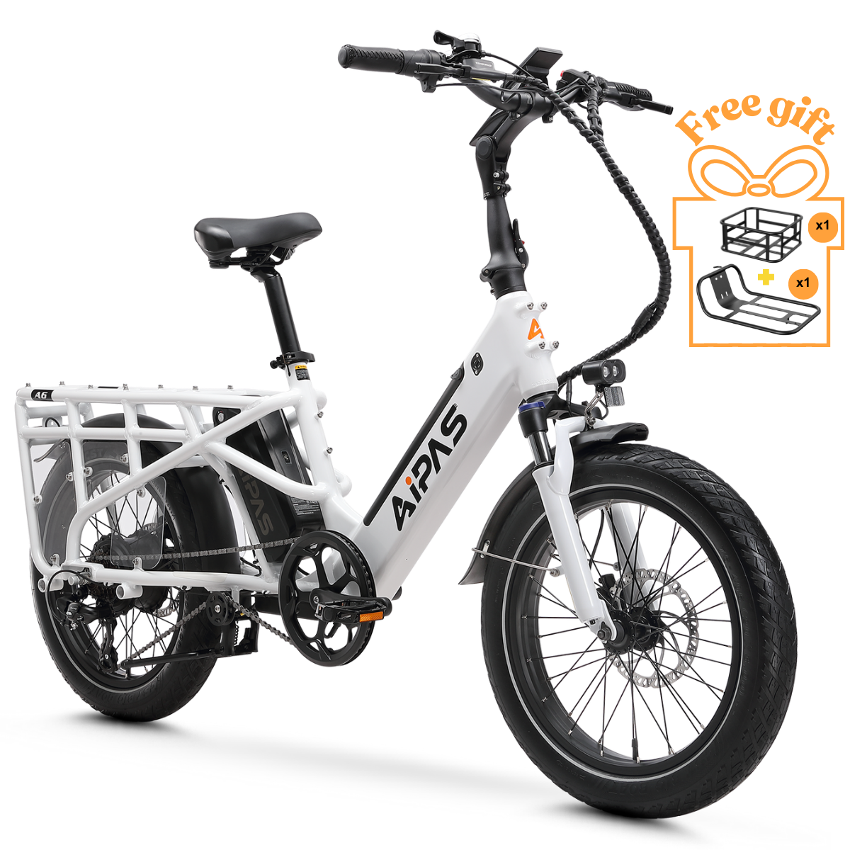 Aipas®A6 D VoltCargo Ebike