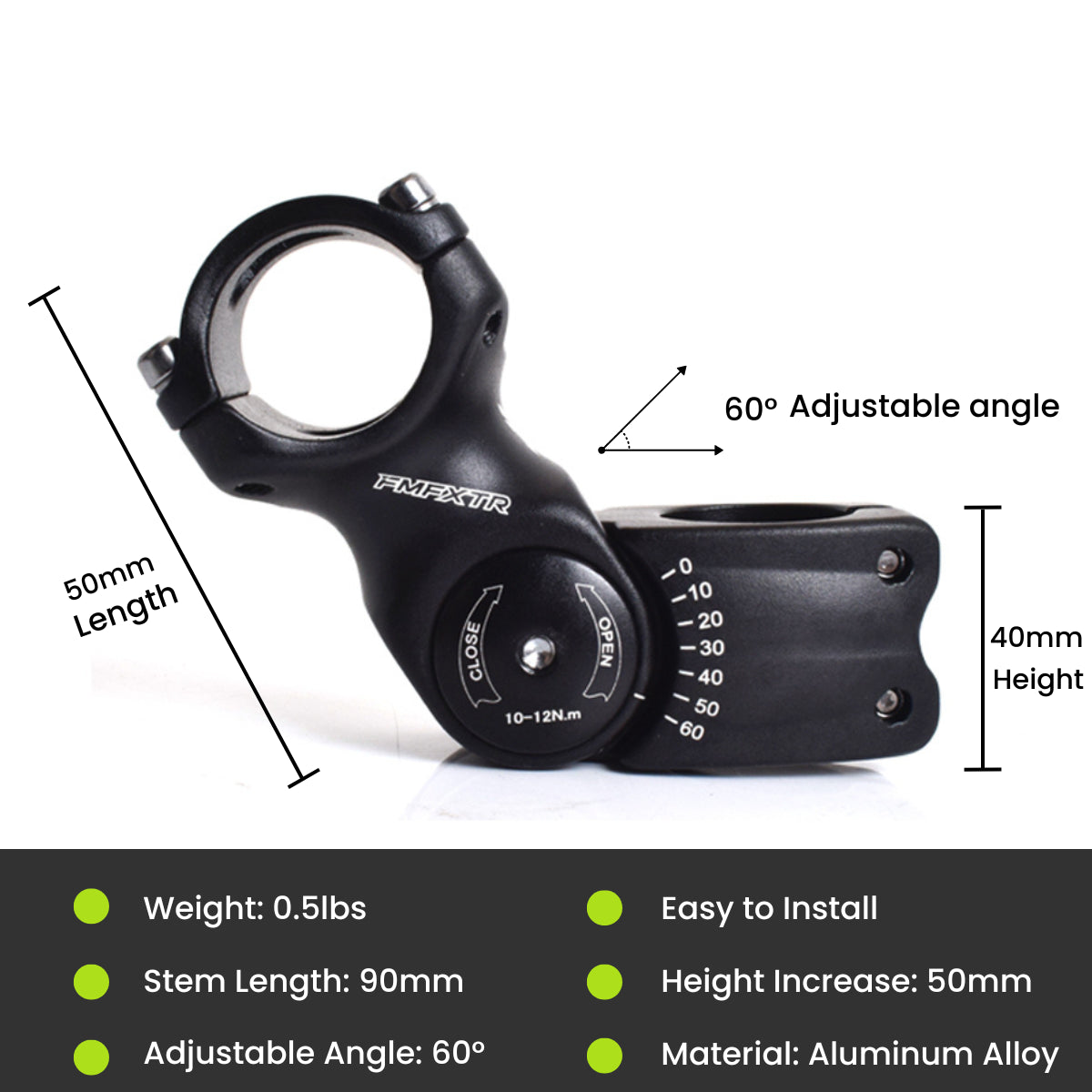 Adjustable Handlebar Stem
