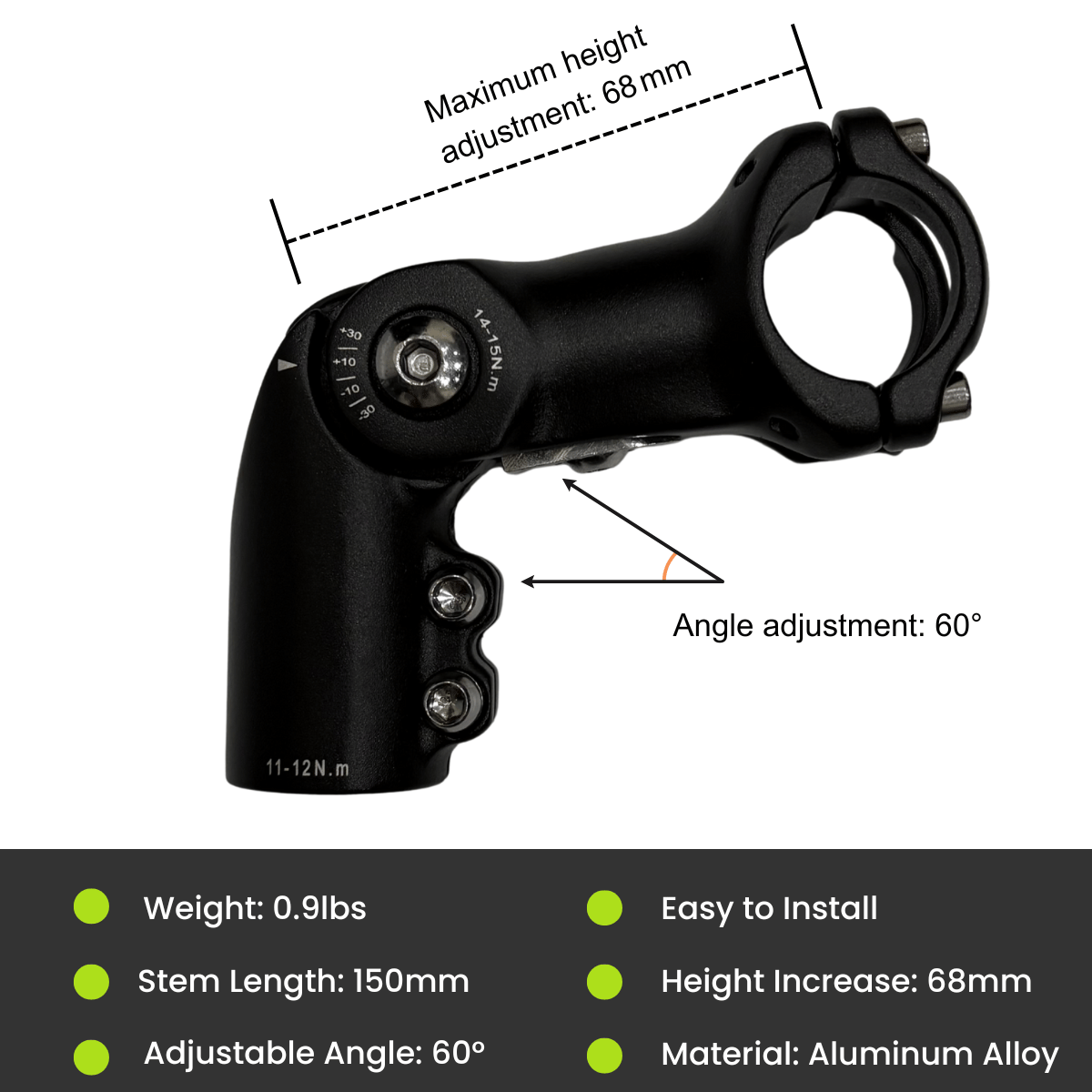 Adjustable Handlebar Stem
