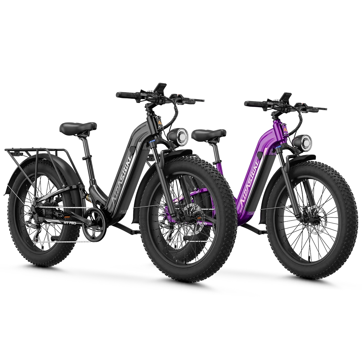 Aipas M1 Pro Ebike Combo Sale| Dual Off-Road Electric Bikes Black+Purple / Ebike Aipas M1 Pro Ebike Combo Sale| Dual Off-Road Electric Bikes Black+Purple / Ebike